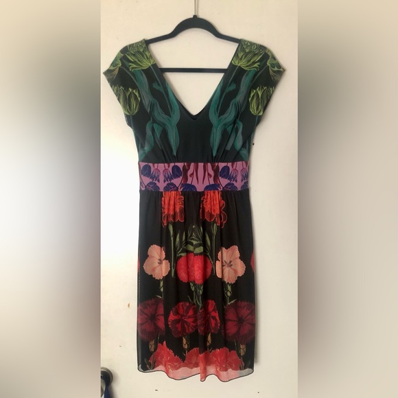Desigual by Christian Lacroix CARMEN floral dress EUC - Picture 4 of 4